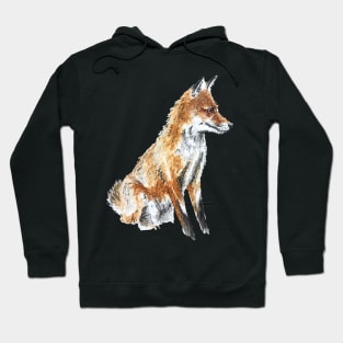 Fox - Water colour - Nature Hoodie